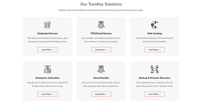 Turnkey Internet Web Hosting Services