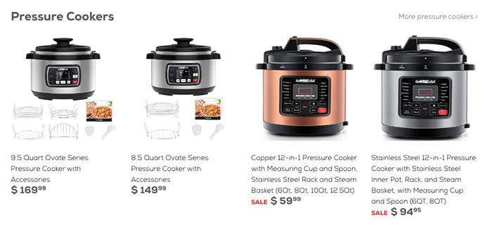 GoWise USA Pressure Cooker